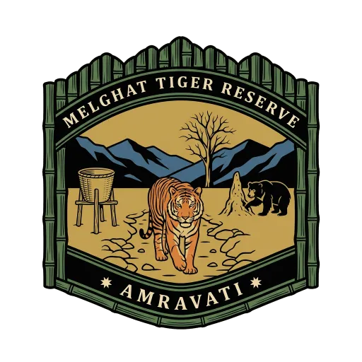 Melghat Tiger Reserve travel stamp