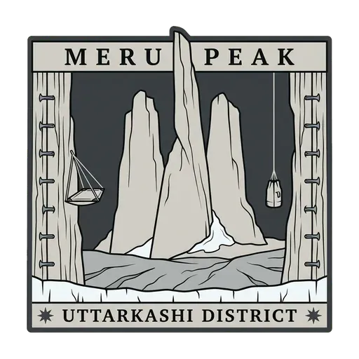 Meru Peak travel stamp