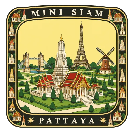 Mini Siam travel stamp