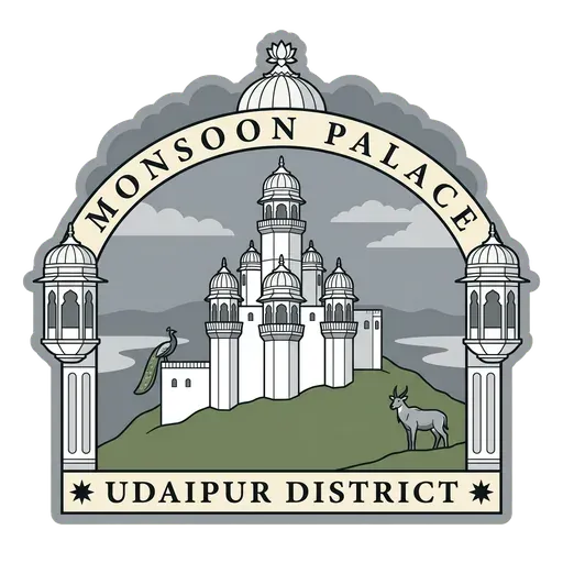 Monsoon Palace travel stamp