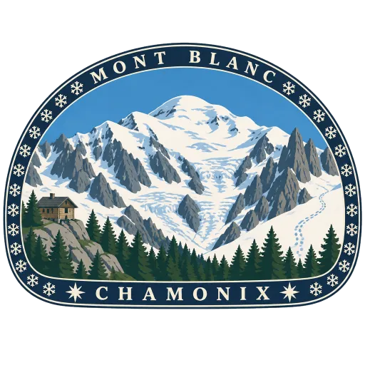 Mont Blanc travel stamp