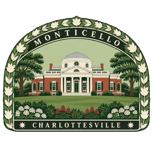 Monticello travel stamp