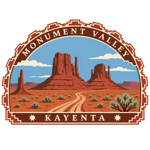 Monument Valley travel stamp
