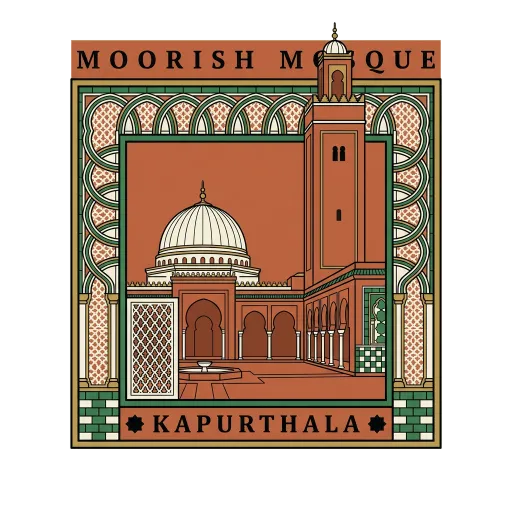 Moorish Mosque travel stamp