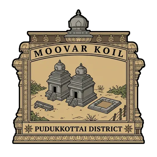 Moovar Koil travel stamp