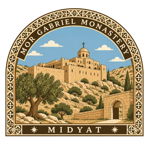 Mor Gabriel Monastery travel stamp