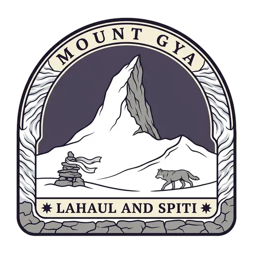 Mount Gya travel stamp