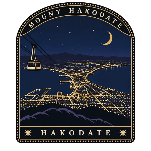 Mount Hakodate travel stamp
