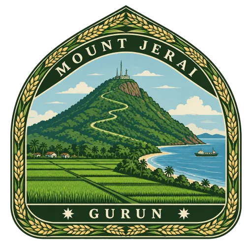 Mount Jerai travel stamp