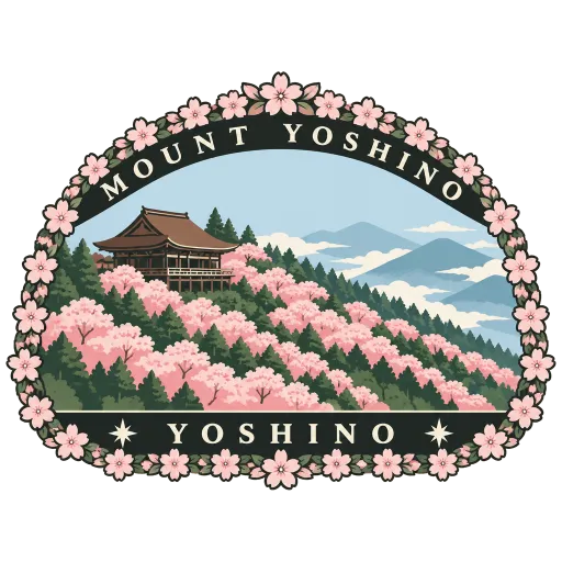 Mount Yoshino travel stamp