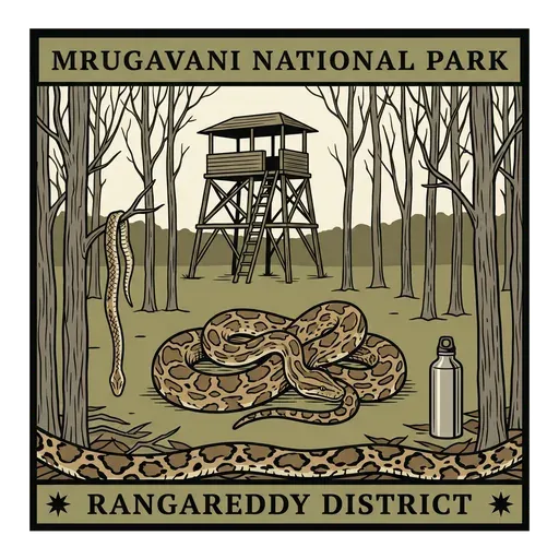 Mrugavani National Park travel stamp