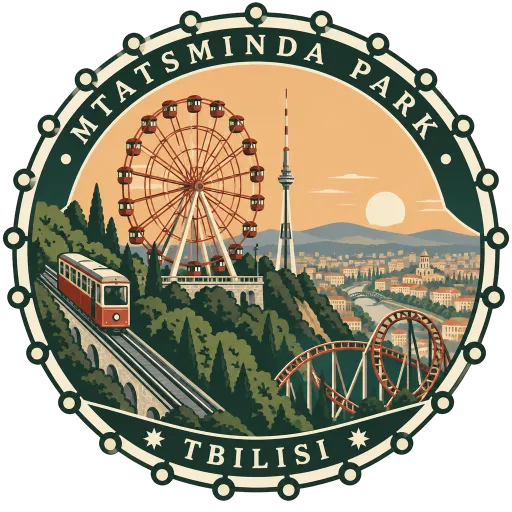 Mtatsminda Park travel stamp