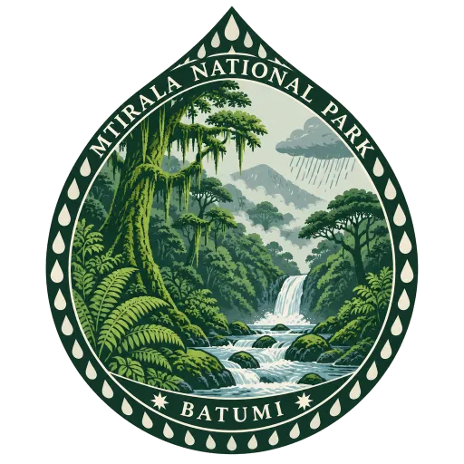 Mtirala National Park travel stamp