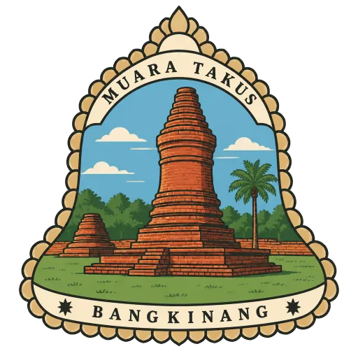 Muara Takus travel stamp