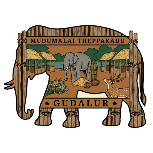 Mudumalai Theppakadu travel stamp
