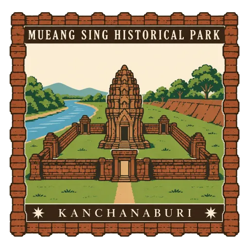 Mueang Sing Historical Park travel stamp