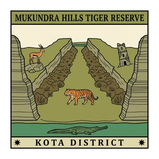 Mukundra Hills Tiger Reserve travel stamp