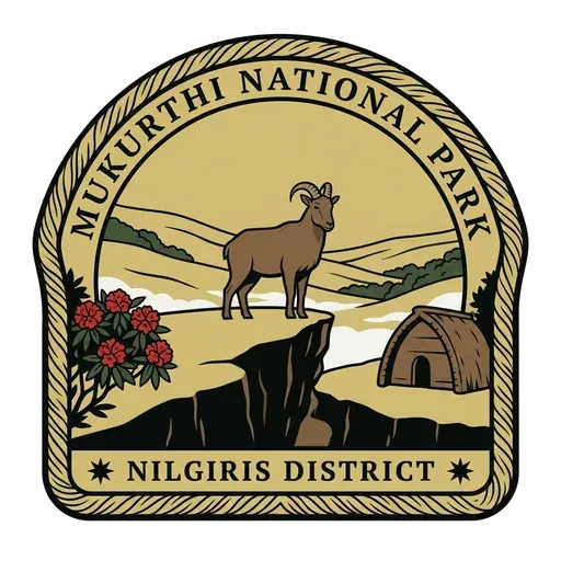 Mukurthi National Park travel stamp
