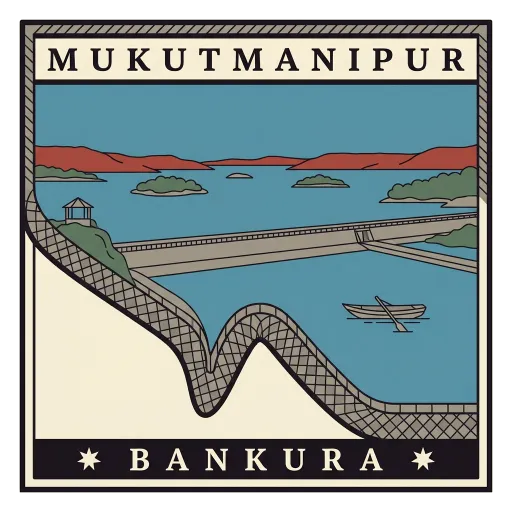 Mukutmanipur travel stamp