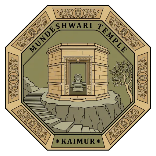 Mundeshwari Temple travel stamp