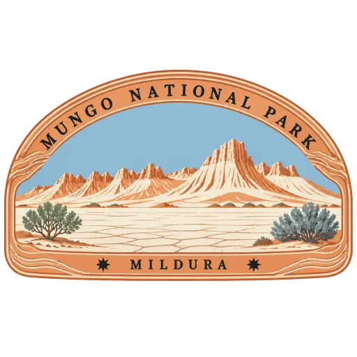 Mungo National Park travel stamp