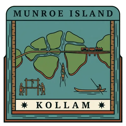 Munroe Island travel stamp
