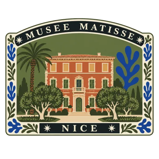 Musée Matisse travel stamp