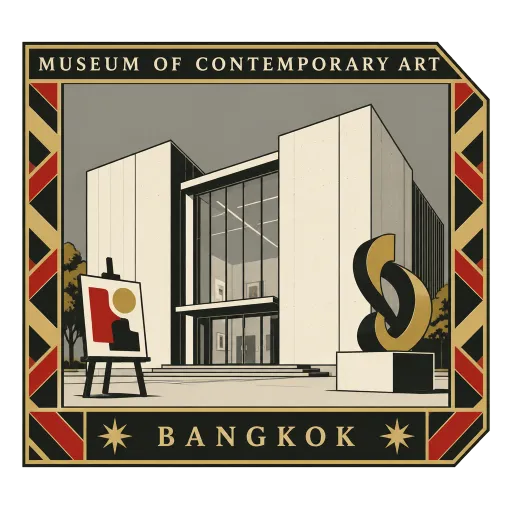 Museum of Contemporary Art travel stamp