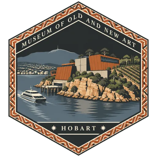 Museum of Old and New Art travel stamp