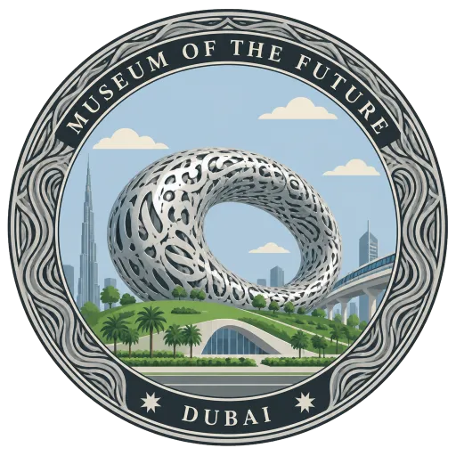 Museum of the Future travel stamp