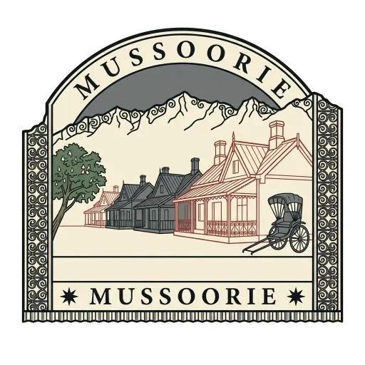 Mussoorie travel stamp