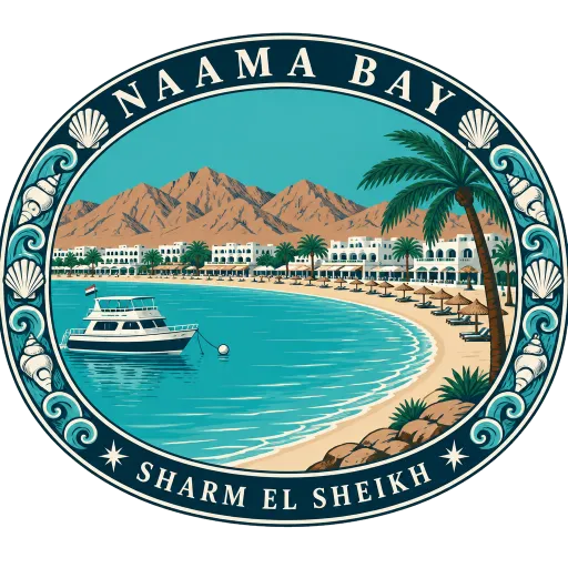 Naama Bay travel stamp
