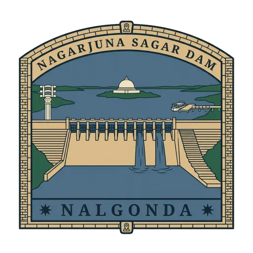 Nagarjuna Sagar Dam travel stamp
