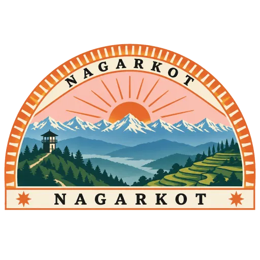 Nagarkot travel stamp