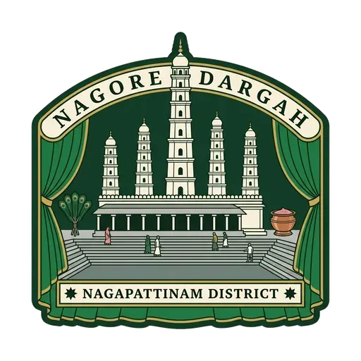 Nagore Dargah travel stamp