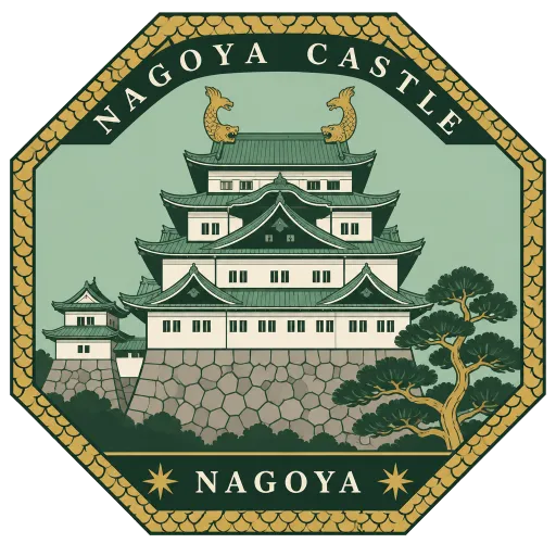 Nagoya Castle travel stamp