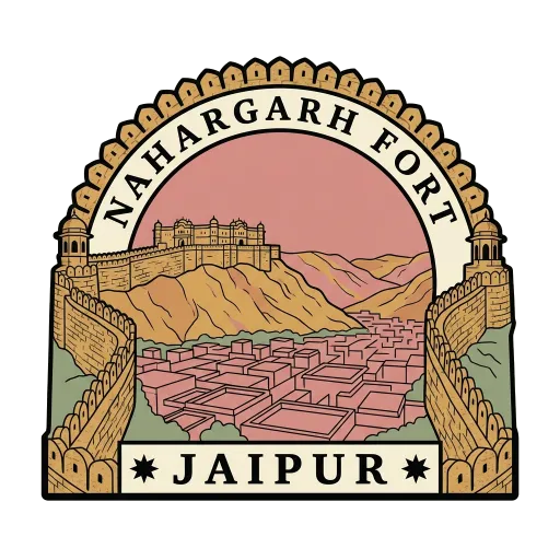 Nahargarh Fort travel stamp