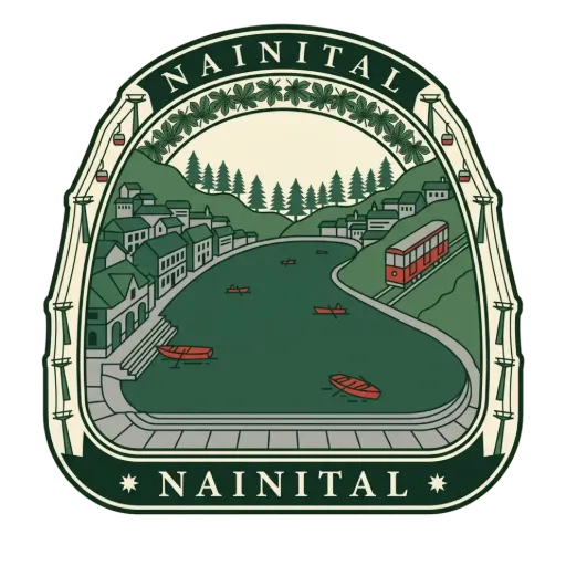 Nainital travel stamp