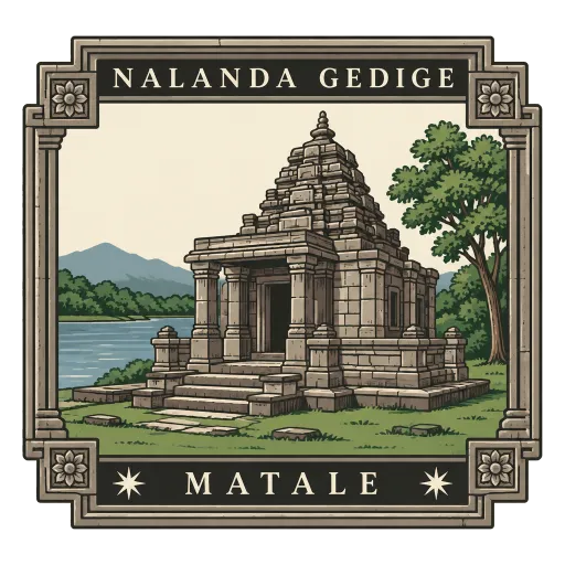 Nalanda Gedige travel stamp