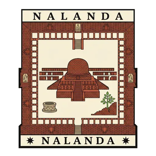 Nalanda travel stamp