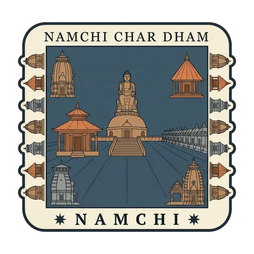 Namchi Char Dham travel stamp