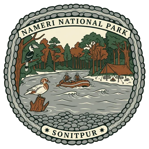 Nameri National Park travel stamp