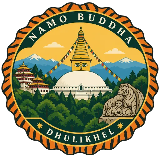Namo Buddha travel stamp