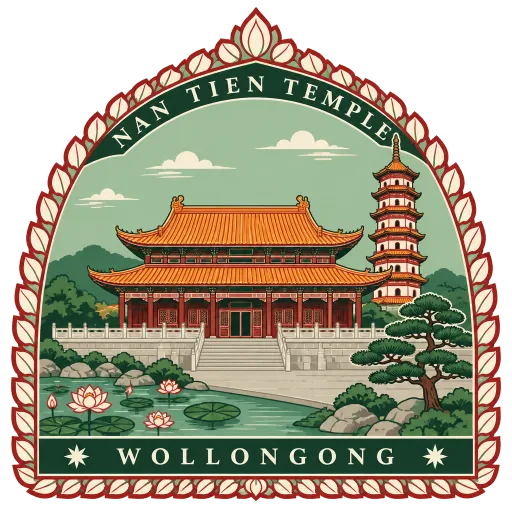 Nan Tien Temple travel stamp