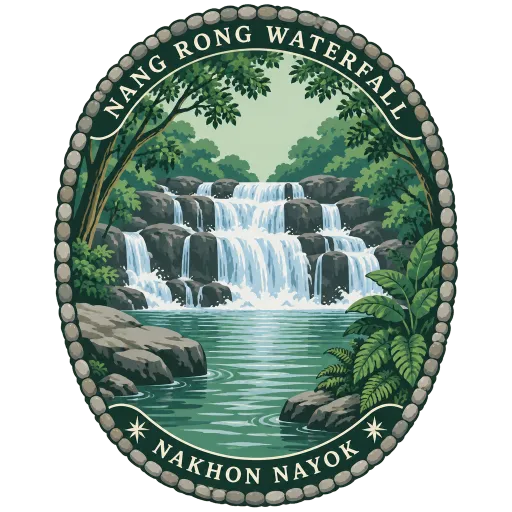 Nang Rong Waterfall travel stamp
