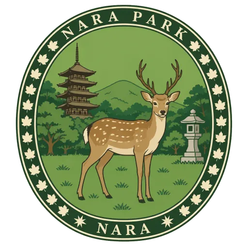 Nara Park travel stamp