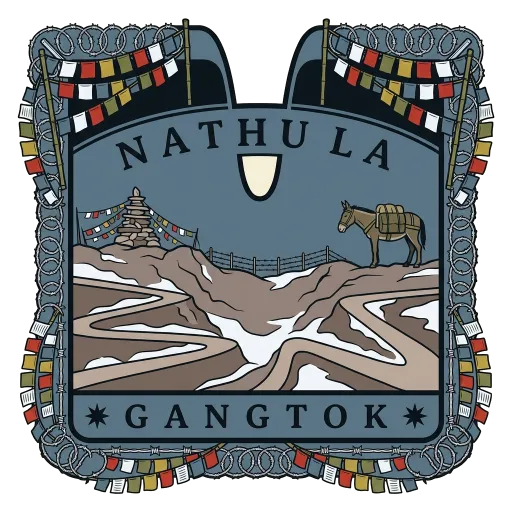Nathu La travel stamp