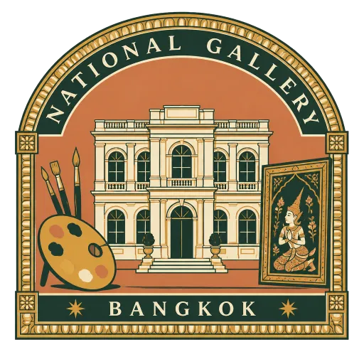 National Gallery travel stamp