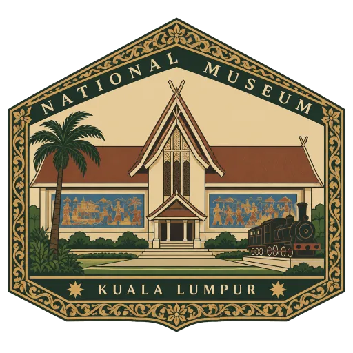 National Museum of Malaysia travel stamp