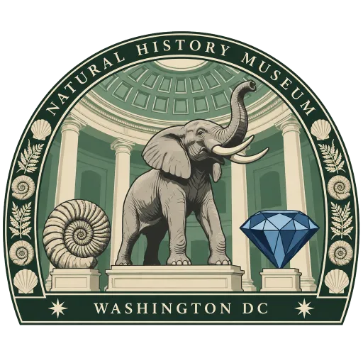 National Museum of Natural History travel stamp